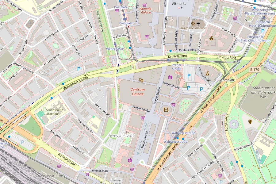 Karte: GoImpulse im Centrum Galerie