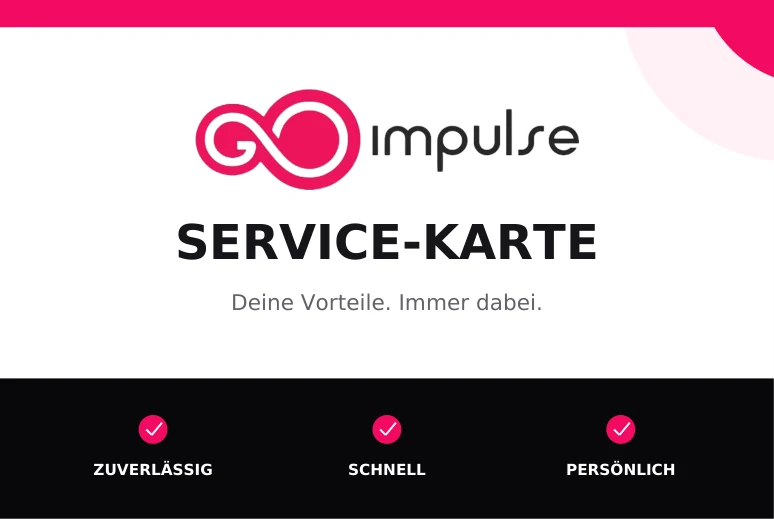 GoImpulse Service-Karte